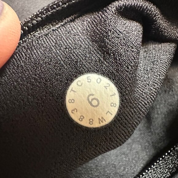 Lululemon Pace Rival Skirt Skort Tennis Golfing Workout Black Women's Size 6 - Picture 6 of 6